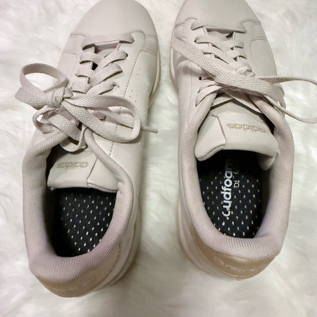 Adidas Womens Advantage Sneaker WhiteWhiteCrystal White